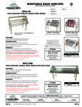 Advance Tabco DTA-79S Specsheet
