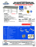 Advance Tabco FC-FM-100, FC-FM-100-F Specsheet Advance Tabco FC-FM-100, FC-FM-100-F Specsheet