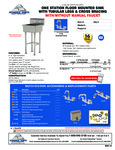 Advance Tabco FC-FM-2721, FC-FM-2721-F Specsheet Advance Tabco FC-FM-2721, FC-FM-2721-F Specsheet