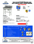 Advance Tabco FC-FM-40KV Specsheet Advance Tabco FC-FM-40KV Specsheet