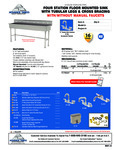 Advance Tabco FC-FM-80, FC-FM-80-F Specsheet Advance Tabco FC-FM-80, FC-FM-80-F Specsheet