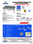 Advance Tabco FC-WM-60, FC-WM-60-F Specsheet Advance Tabco FC-WM-60, FC-WM-60-F Specsheet