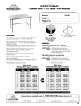 Spec Sheet Spec Sheet