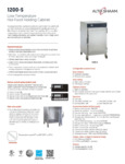 1200S Specsheet 1200S Specsheet
