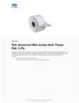 Tork Advanced 2-Ply Mini Jumbo Toilet Paper Roll, 751 Feet / Roll 