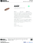 American Metalcraft AWSP Specsheet American Metalcraft AWSP Specsheet