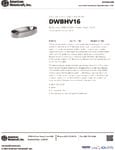 American Metalcraft DWBHV16 Specsheet