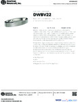 American Metalcraft DWBC22 Specsheet American Metalcraft DWBC22 Specsheet