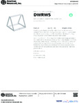 American Metalcraft DWRW5 Specsheet
