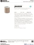 American Metalcraft JBASES8 Specsheet American Metalcraft JBASES8 Specsheet