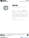 American Metalcraft SM16H Specsheet