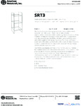 American Metalcraft SRT3 Specsheet