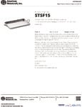 American Metalcraft STSF15 Specsheet American Metalcraft STSF15 Specsheet