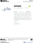 American Metalcraft WTHW3 Specsheet