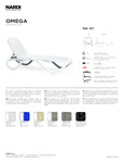 Omega Loungechair Spec Sheet