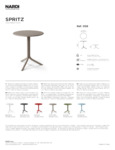 Spritz Table Spec Sheet Spritz Table Spec Sheet