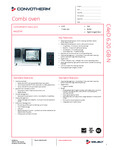 13-Convotherm maxx pro - easyDial 6.20 Gas Boiler - Specification UL
