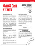 Advantage Chemicals Oven & Grill Cleaner