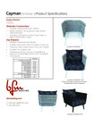 BFM Seating Cayman Armchair Specsheet