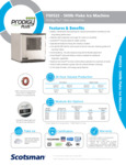 Scotsman FS0522 - 500lb Flake Ice Machine Spec Sheet