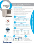 Scotsman N0422 - 400lb Nugget Ice Machine Spec Sheet