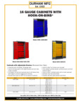 Spec sheet storage cabinet