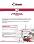 FLOOR STRIPPER spec sheet FLOOR STRIPPER spec sheet