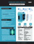 PureAiro Pro 870 spec sheet