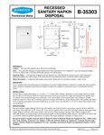 Specifications Sheet Specifications Sheet