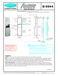 Bobrick B-9944 Specsheet