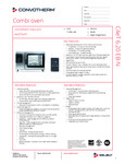 18-Convotherm maxx pro - easyTouch 6.20 Electric Boiler - Specification UL 18-Convotherm maxx pro - easyTouch 6.20 Electric Boiler - Specification UL