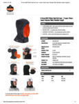 2-LAYER WINTER HARD HAT LINER SHOULDER -Spec Sheet
