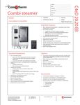 Convotherm 20.20 ED EB Spec Sheet