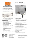Southern Pride SPK-500 Spec Southern Pride SPK-500 Spec