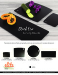 Elite Black Serving Boards specs Elite Black Serving Boards specs