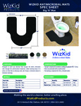 WizKid Antimicrobial Big A Commode Mat SpecSheet WizKid Antimicrobial Big A Commode Mat SpecSheet