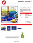 watercolor alphabet spec sheet