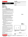 Spec Sheet Spec Sheet