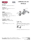 Delta 21C153 Specsheet Delta 21C153 Specsheet