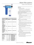 230NCHCFLT6_Carbon and Carbonless Water Filtration Systems_Spec Sheet