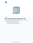 Tork Advanced Individually Wrapped 2-Ply Standard 4"x3.75" Toilet Paper Roll, 500 Sheets / Roll Tork Advanced Individually Wrapped 2-Ply Standard 4"x3.75" Toilet Paper Roll, 500 Sheets / Roll