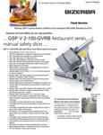256GSPV150G Spec Sheet