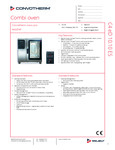 26-Convotherm maxx pro - easyDial 10.10 Electric Spritzer - Specification 26-Convotherm maxx pro - easyDial 10.10 Electric Spritzer - Specification