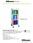 Mini Omnicart Vertical Chart Rack 260014 Spec Sheet Mini Omnicart Vertical Chart Rack 260014 Spec Sheet