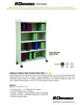 Omnicart Cabinet Style Vertical Chart Rack #261548 Spec Sheet
