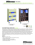 Versa Multi-Purpose Cabinet Rack #282130 Spec Sheet Versa Multi-Purpose Cabinet Rack #282130 Spec Sheet