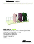 Table-Top Storage Rack - #264003-10 Spec Sheet Table-Top Storage Rack - #264003-10 Spec Sheet