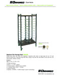 Omnicart Flat Storage Rack #264420 Spec Sheet