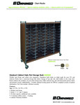 Omnicart Cabinet Style Flat Storage Rack #264564 Spec Sheet