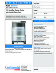 Continental BB24NGD Spec Sheet Continental BB24NGD Spec Sheet